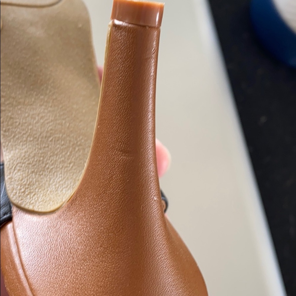 Strappy Two-Toned Heels - Size 6 - Picture 9 of 9